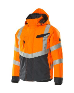 Mascot Winter Jacket Hastings 15535-231-14010 HiVis oranje/donkermarine maat 3XL (Nog 1 op voorraad)(Prijs excl. BTW)