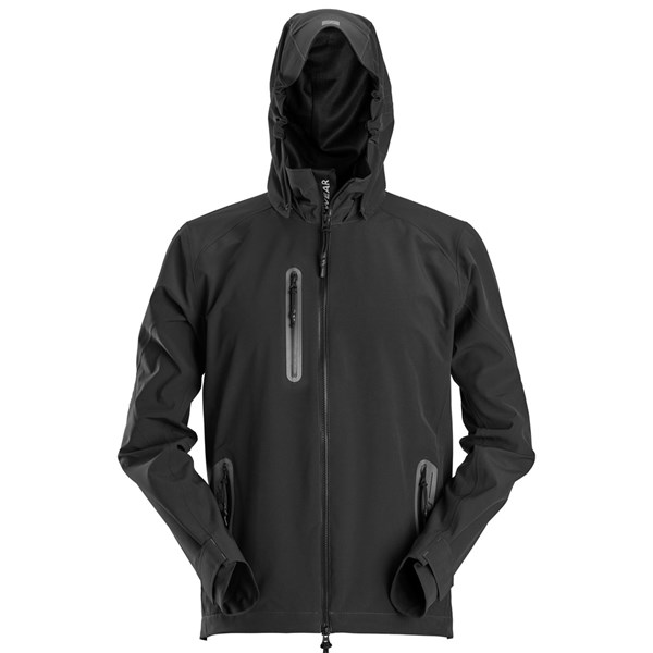 Snickers Flexiwork, Waterdicht Soft Shell Jack met Capuchon 1218 (Prijs excl. BTW)