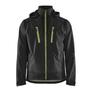 Blaklader Softshell Jack 4749-2513 Zwart/High vis geel (9933) maat M (Nog 1 op voorraad)
