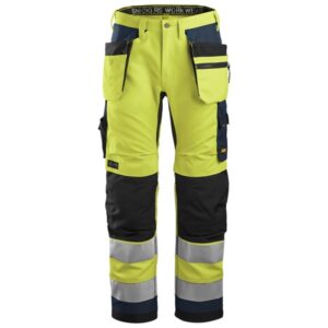 Snickers High-Vis Werkbroek+ met Holsterzakken Klasse 2 6230