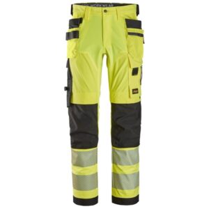 Snickers High-Vis 4-Way Stretch Werkbroek met Holsterzakken Klasse 2 6232