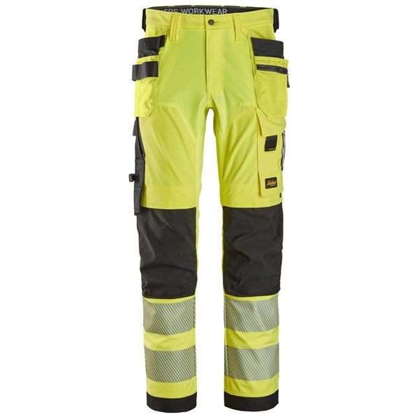 Snickers High-Vis 4-Way Stretch Werkbroek met Holsterzakken Klasse 2 6232