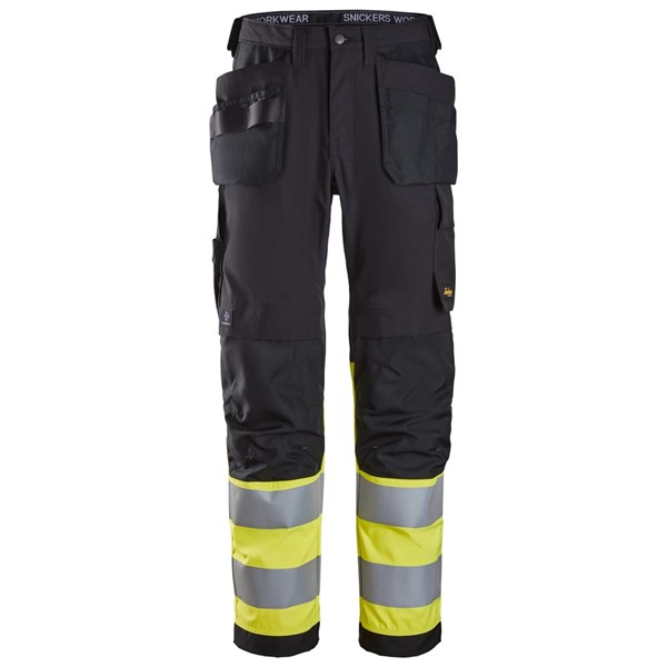 Snickers High-Vis Werkbroek met Holsterzakken Klasse 1 6239 - Afbeelding 2