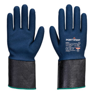 Portwest Grip C13 Nitril Schuim Handschoen Verlengd Manchet A304 (12 paar)