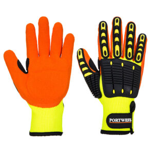Portwest A721 Impact 13 Nitrile Grip Handschoen Geel
