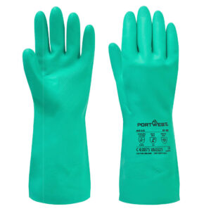 Portwest A810 Nitrosafe Chemische Nitril Handschoen Groen (12 paar)