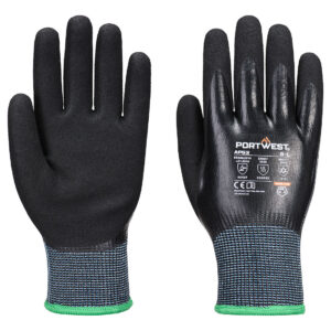 Portwest AP53 Cold F15 Nitril Handschoen Snijbestendig F Waterdicht Zwart