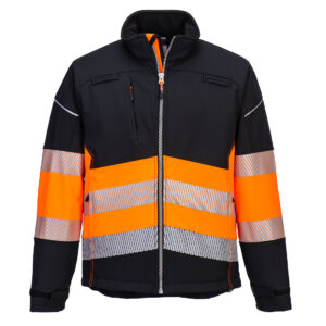 Portwest PW375-PW3 Hi-Vis Softshell Jack (3L) Klasse 1