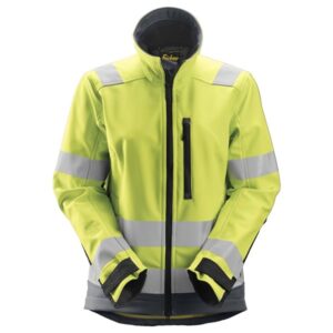 Snickers Dames High-Vis Softshell Werkjas Klasse 2/3 1237