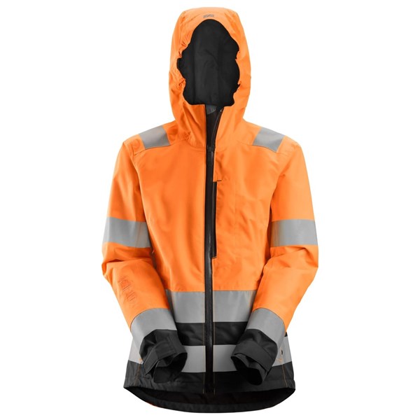 Snickers Dames High-Vis Waterdichte Shell Werkjas Klasse 2/3 1347