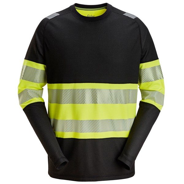 Snickers High-Vis T-shirt Lange Mouwen Klasse 1 2430