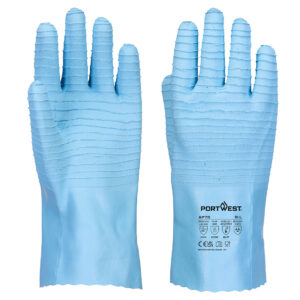 Portwest AP75 FD Chemicaliën B Latex Handschoen Blauw